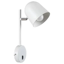 Aplica de perete Rabalux EGON E14 metal alb mat cu abajur metal albstil modern IP20 - 5243