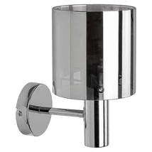 Aplica de perete Rabalux DONATI E27 metal crom cu abajur sticla sticla fumuriustil modern IP20 - 5248