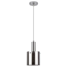 Pendul Rabalux DONATI E27 metal crom cu abajur sticla sticla fumuriustil modern IP20 - 5249