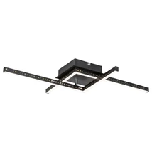 Plafoniera Rabalux CASIMIR LED 23W metal negru mat cu abajur plastic albstil modern IP20 - 5267