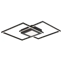 Plafoniera Rabalux CASIMIR LED 40W metal negru mat cu abajur plastic albstil modern IP20 - 5269