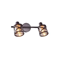 Spot Rabalux OBERON E14 metal maro cu abajur sticla chihlimbarstil Industrial IP20 - 5336
