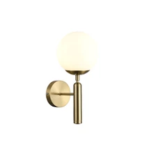Aplica de perete Rabalux DIVINA E14 metal auriu cu abajur sticla albstil modern IP20 - 5351