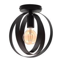 Plafoniera Rabalux CORTADO E27 metal negru cu abajur metal stil Industrial IP20 - 5359