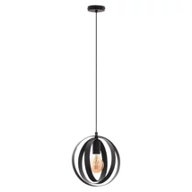 Pendul Rabalux CORTADO E27 metal negru cu abajur metal stil Industrial IP20 - 5360