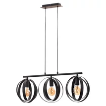 Pendul Rabalux CORTADO E27 metal negru cu abajur metal stil Industrial IP20 - 5361