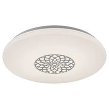 Plafoniera smart Rabalux OPHELIA LED 24W metal crom cu abajur plastic albstil modern IP20 - 5364