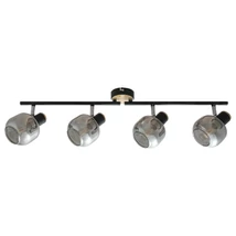 Spot Rabalux SALAZAR E14 metal stejar cu abajur sticla fumuriustil Industrial IP20 - 5400