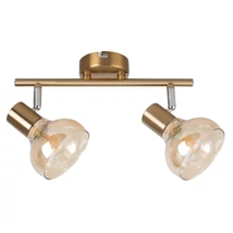 Spot Rabalux HOLLY E14 metal auriu antic cu abajur sticla chihlimbarstil modern IP20 - 5547