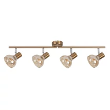 Spot Rabalux HOLLY E14 metal auriu antic cu abajur sticla chihlimbarstil modern IP20 - 5550