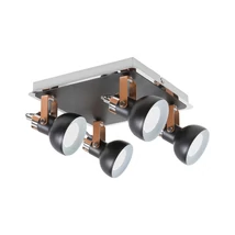 Spot Rabalux BALZAC GU10 metal negru mat cu abajur metal stil minimalist IP20 - 5612