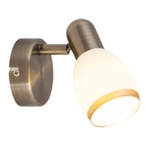 Spot Rabalux ELITE E14 metal bronz cu abajur sticla albstil clasic IP20 - 5970