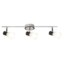 Spot Rabalux ATI E14 metal negru cu abajur sticla albstil traditional IP20 - 5978