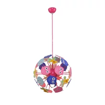 Pendul copii Rabalux BIRDY E14 metal colorat cu abajur plastic stil modern IP20 - 6390