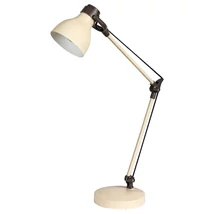 Veioza de birou Rabalux CARTER E14 metal bej cu abajur metal stil modern IP20 - 6410