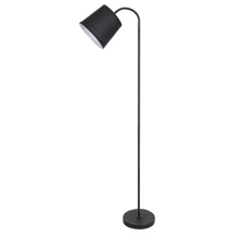 Lampadar Rabalux GODRIC E27 metal negru cu abajur textil stil modern IP20 - 6640