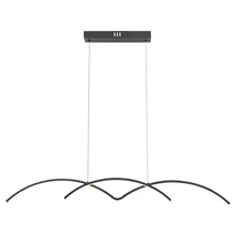 Pendul Rabalux RIVER LED 40W metal negru cu abajur plastic albstil modern IP20 - 6899