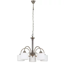 Candelabru Rabalux EDITH E27 metal alama antic cu abajur sticla sticla opalstil clasic IP20 - 7276