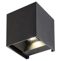 Aplica exterior Rabalux SOLIN G9 aluminiu negru mat cu abajur plastic stil modern IP54 - 7396