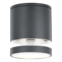 Plafoniera exterior Rabalux ZOMBOR GU10 aluminiu antracit cu abajur plastic transparentstil modern IP54 - 7817