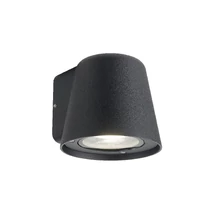 Aplica exterior Rabalux MANDAL GU10 aluminiu negru mat cu abajur sticla transparentstil modern IP54 - 7959