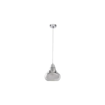 Pendul Rabalux JEZABEL E27 metal crom cu abajur sticla fumuriustil modern IP20 - 7976