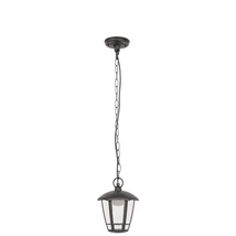 Pendul exterior Rabalux SORRENTO LED 8W plastic negru mat cu abajur plastic transparentstil traditional IP44 - 8128