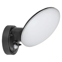 Aplica exterior cu senzor de miscare Rabalux VARNA LED 12W plastic negru cu abajur plastic albstil functional IP54 - 8135