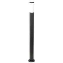 Stalp exterior Rabalux BLACKTORCH E27 otel inoxidabil negru mat cu abajur plastic albstil modern IP44 - 8148
