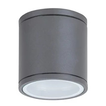 Plafoniera exterior Rabalux AKRON GU10 aluminiu antracit cu abajur sticla transparentstil minimalist IP54 - 8150