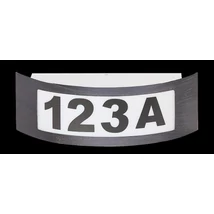 Iluminat numar casa Rabalux INNSBRUCK E27 plastic auriu antic cu abajur metal plastic stil modern IP44 - 8748