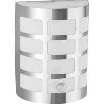 Aplica exterior cu senzor de miscare Rabalux SEVILLA E27 metal crom satinat cu abajur plastic stil modern IP44 - 8800