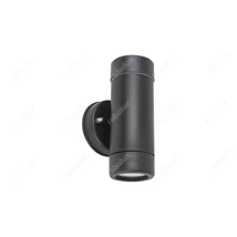 Aplica exterior Rabalux MEDINA GU10 plastic negru mat cu abajur plastic transparentstil minimalist IP44 - 8833