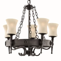 Cartwheel - Searchlight-0815-5BK - Candelabru