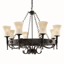 Cartwheel - Searchlight-0818-8BK - Candelabru