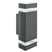 SHEFFIELD - Searchlight-1002-2BK-LED - Aplica de perete exterioara