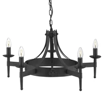 Cartwheel - Searchlight-2425-5BK - Candelabru