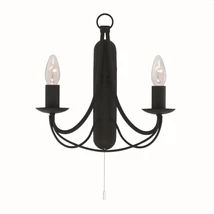 MAYPOLE - Searchlight-6342-2BK - Aplica de perete