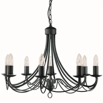 MAYPOLE - Searchlight-6348-8BK - Candelabru