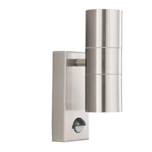LED OUTDOOR & PORCH - Searchlight-7008-2SS-LED - Aplica de perete cu senzor