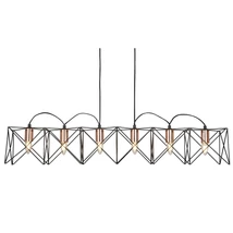 ANTHEA - Searchlight-8416-6BK - Plafoniera