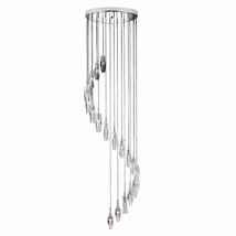 Sculptured Ice - Searchlight-888-20 - Pendul