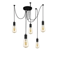 SQUIGGLE - Searchlight-9665-5BK - Pendul