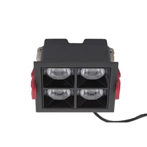 Spot incastrabil Nowodvorski Mini LED, metal, negru, 4000K, 16W, 1400lm - TL-10064