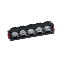 Spot incastrabil Nowodvorski Mini LED, metal, negru, 4000K, 20W, 1830lm - TL-10065
