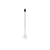 Pendul Nowodvorski Karo, metal, sticla, negru, G9 - TL-10305