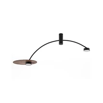 Plafoniera Nowodvorski Heft, metal, negru, GX53 - TL-10356