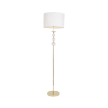 Lampadar Zuma REA E27, textil, alb - ZU-RLL93163-1GW