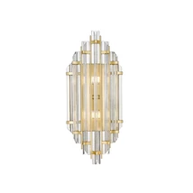 Aplica de perete Zuma ALEXANDRIA G9, cristal, auriu - ZU-W0556-02A-V7V7