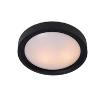 Plafoniera Lucide LEX stil modern plastic negru forma rotund E27 IP20 - 08109/02/30